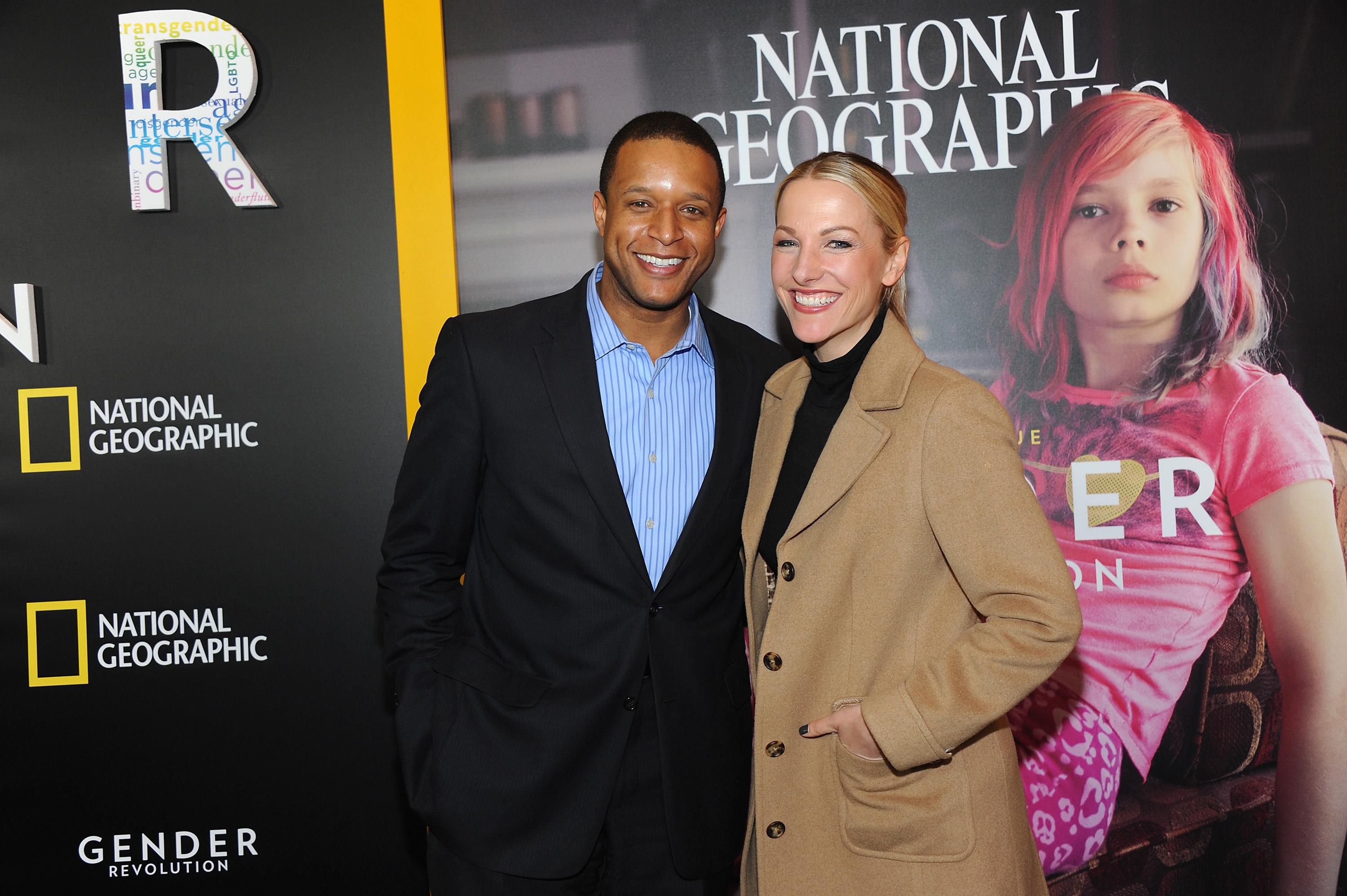 Craig Melvin and his wife Lindsay