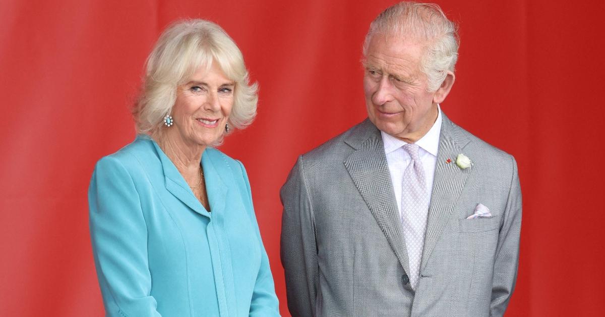 (L-R): Queen Camilla and King Charles at an event