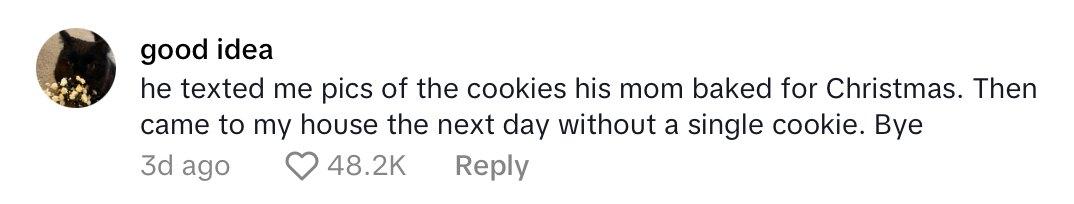 Comment on viral video of woman sharing small reason for breaking it off with a guy.