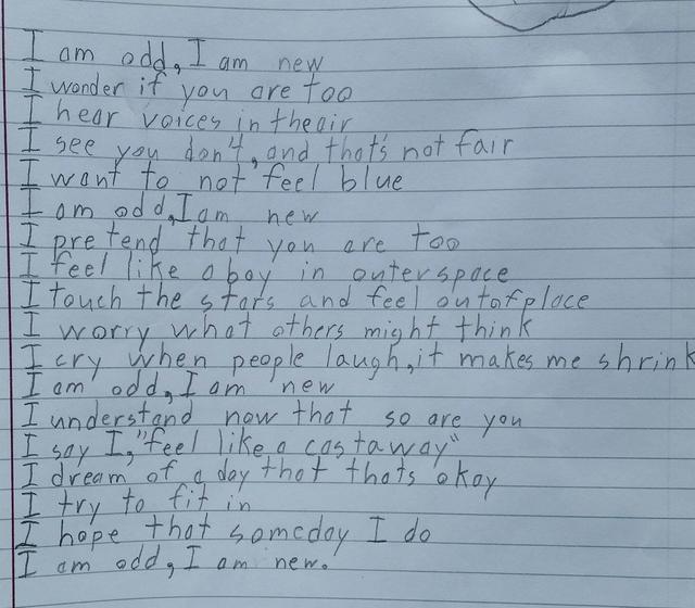 Autistic Student Leaves Teacher in Tears After Handing This Poem in as ...