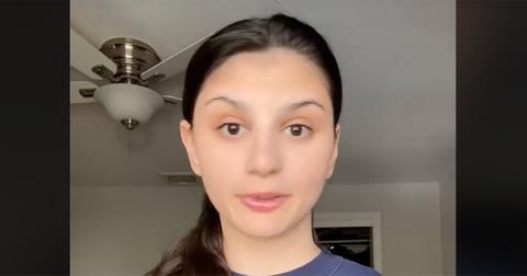 Lexi Weinbaum in a blue sweatshirt.