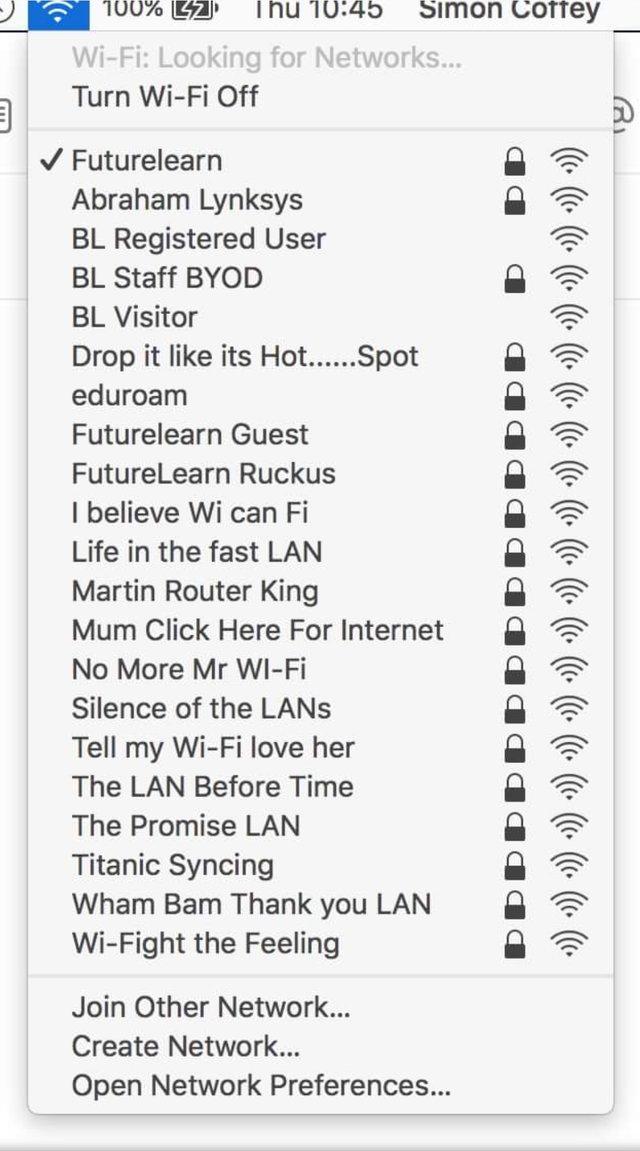 Reddit Cool Wifi Names