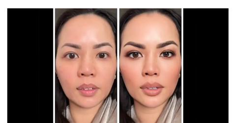 Bold Glamour filter on TikTok