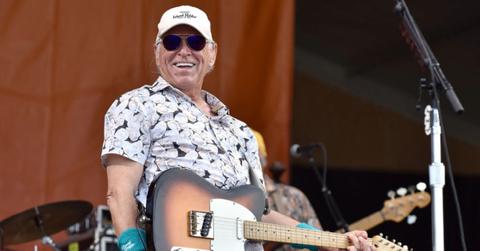 Jimmy Buffett of Jimmy Buffett and the Coral Reefer Band performs during the 2022 New Orleans & Jazz festival at Fair Grounds Race Course on May 08, 2022 in New Orleans, Louisiana.