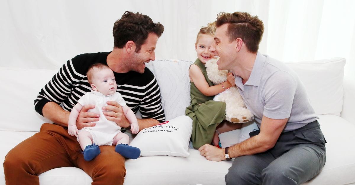 Nate Berkus, Jeremiah Brent, Poppy, and Oskar