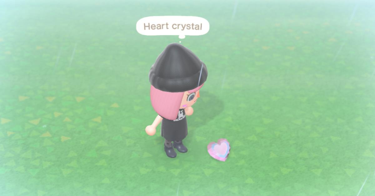 what are heart crystals in animal crossing