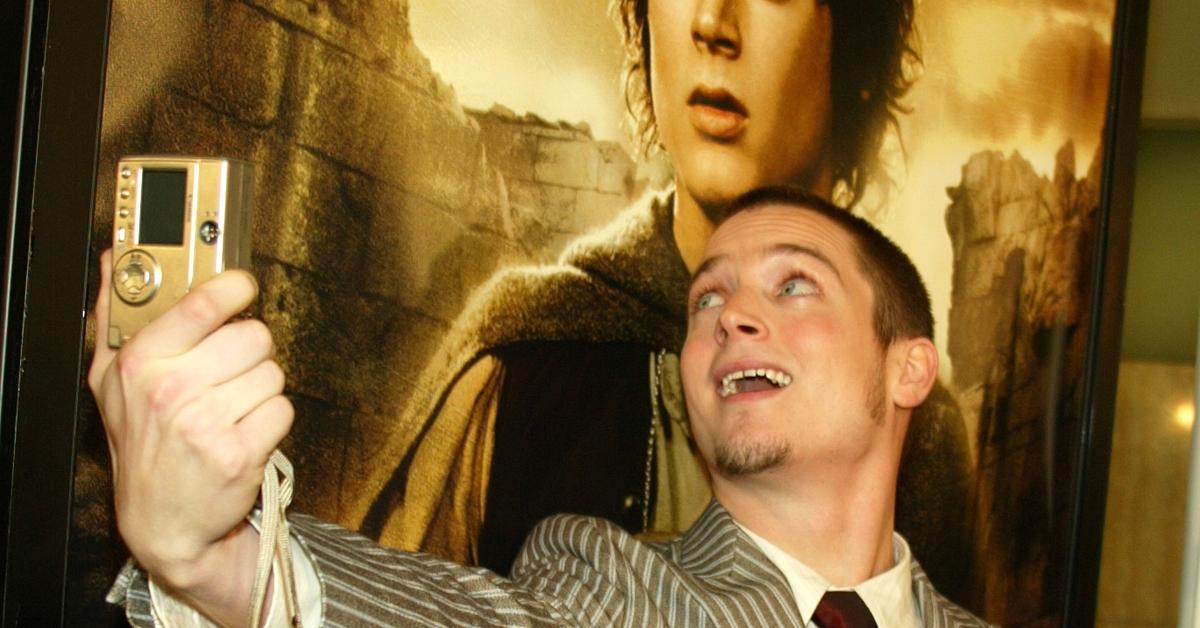 Elijah Wood at the LOTR: The Two Towers premiere in 2002