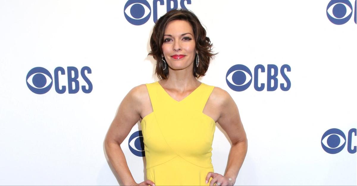 Alana De La Garza attends CBS Upfront 2019 in New York City. 