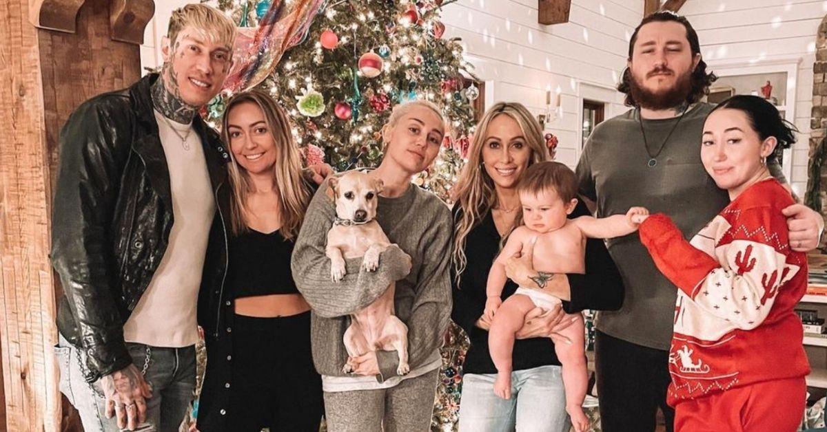 Miley Cyrus and family