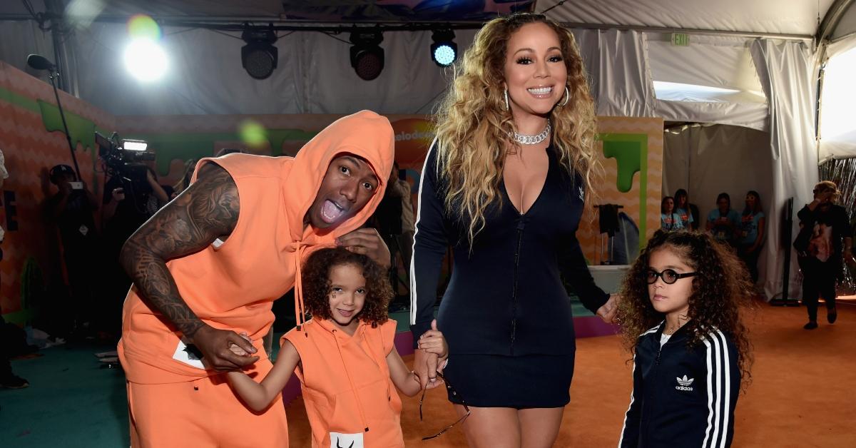 mariah carey nick cannon with twin daughters moroccan and monroe