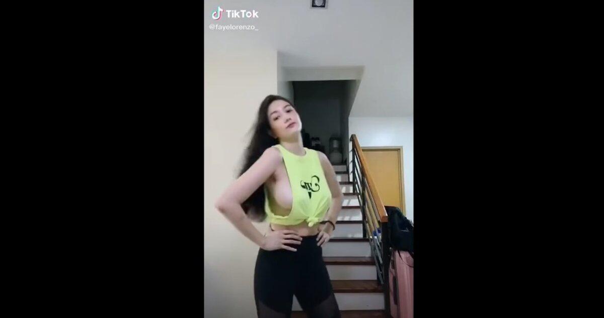 Tiktok nudity on is there