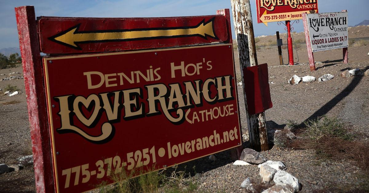 Love Ranch sign