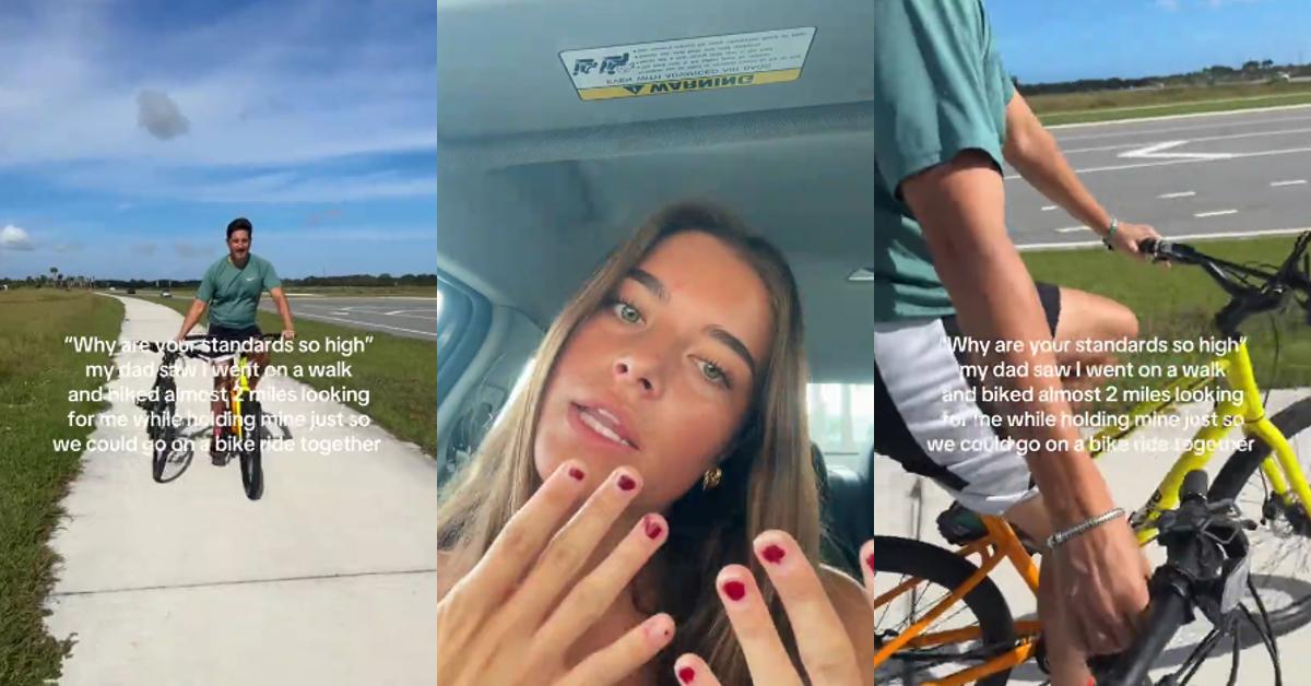 “From My House!” Woman Melts Over Dad’s Sweet Bike Gesture