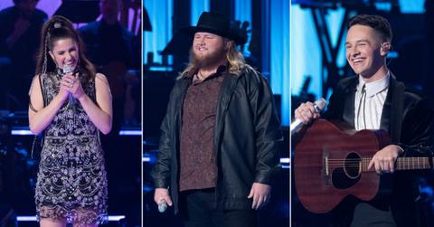 Abi, Will, and Jack on-stage on American Idol