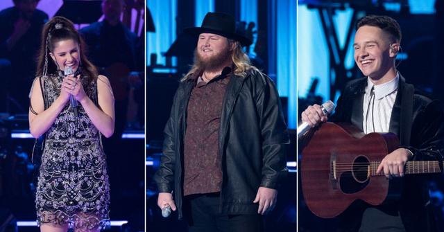Abi, Will, and Jack on-stage on American Idol