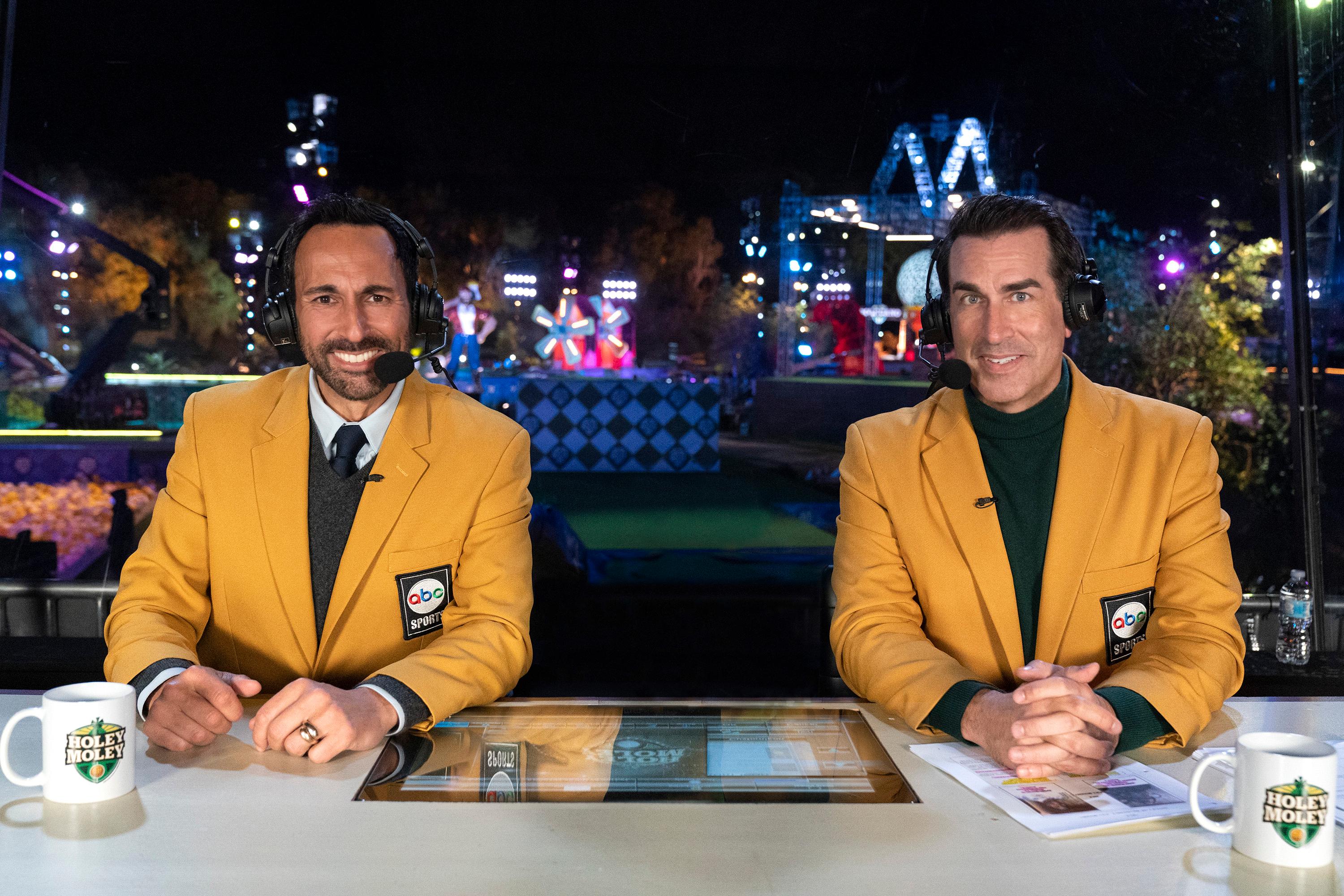 Joe Tessitore and Rob Riggle