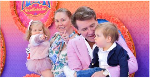 (l-r): Haven, Kym Johnson-Herjavec, Robert Herjavec, and Hudson