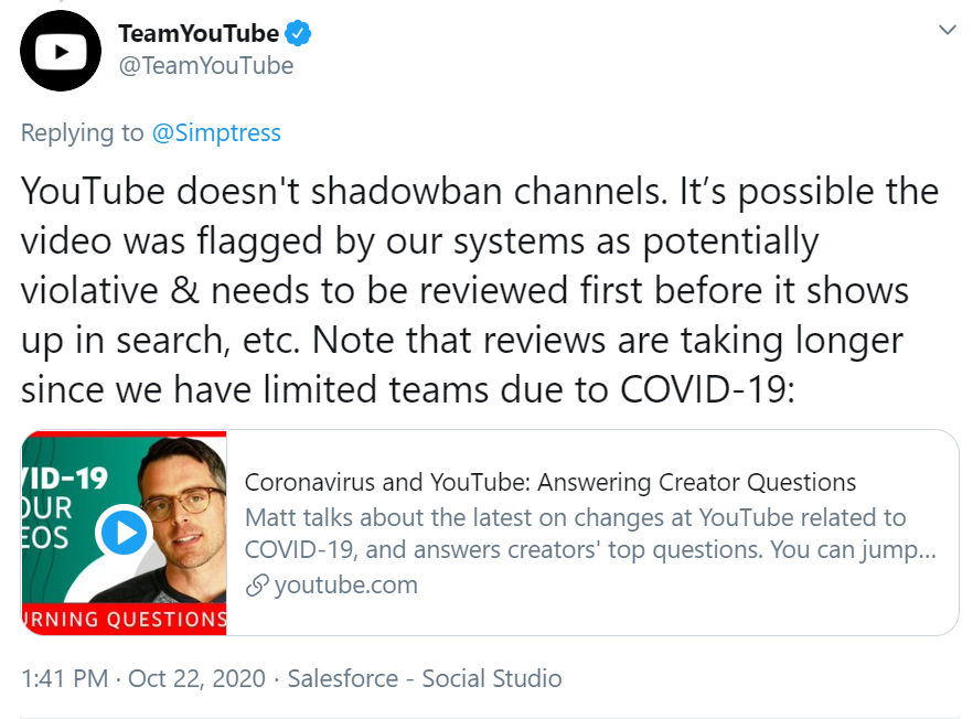 shadowban