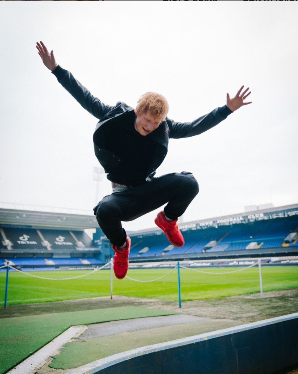 ed sheeran jumping