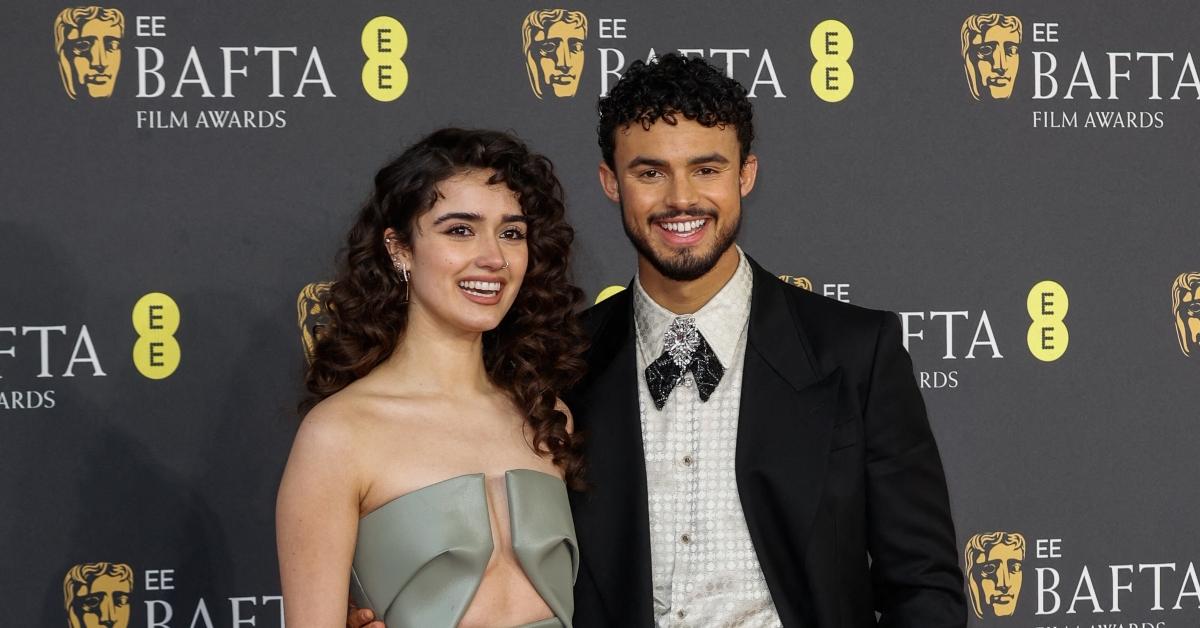 Asha Banks and Matthew Broome at BAFTA 2025