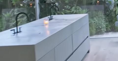 kim and kanye's sink