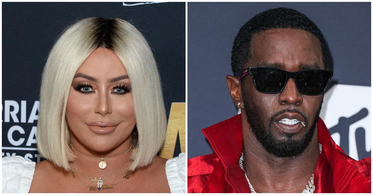 (l-r): Aubrey O'Day and Diddy