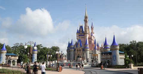Cinderella's castle at Walt Disney World in 2020.