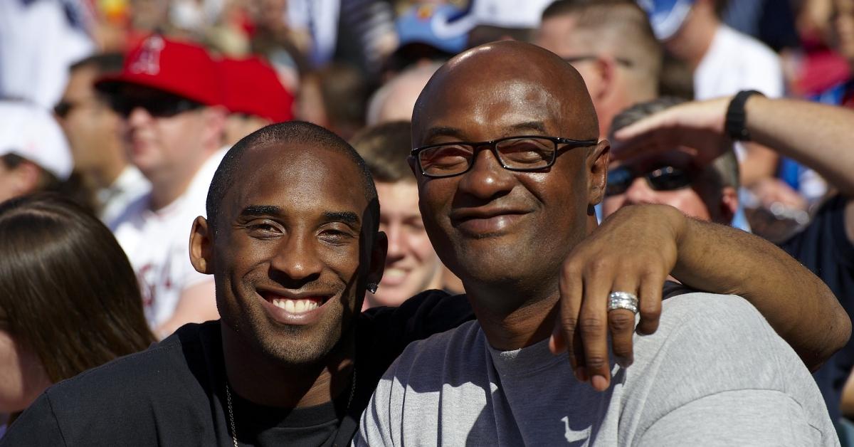 (l-r): Kobe Bryant and Joe Bryant