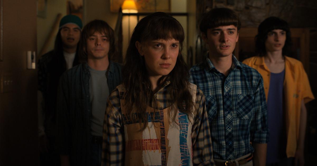 Argyle, Jonathan, Eleven, Will, and Mike from 'Stranger Things'