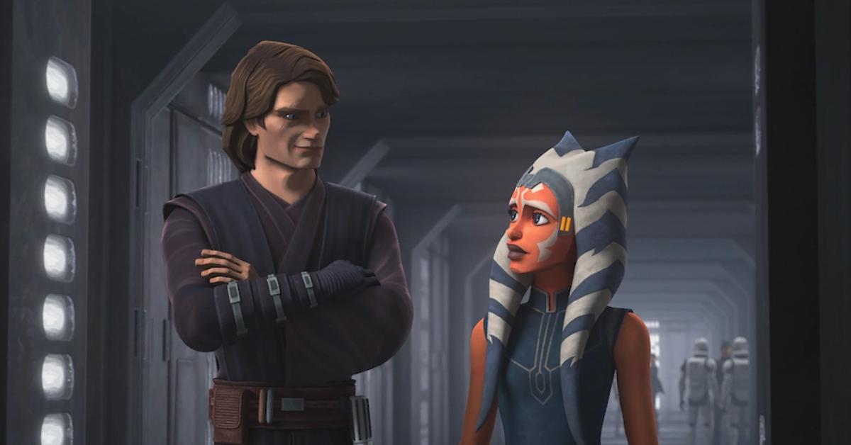 Anakin and Ahsoka Tano in 'Clone Wars'