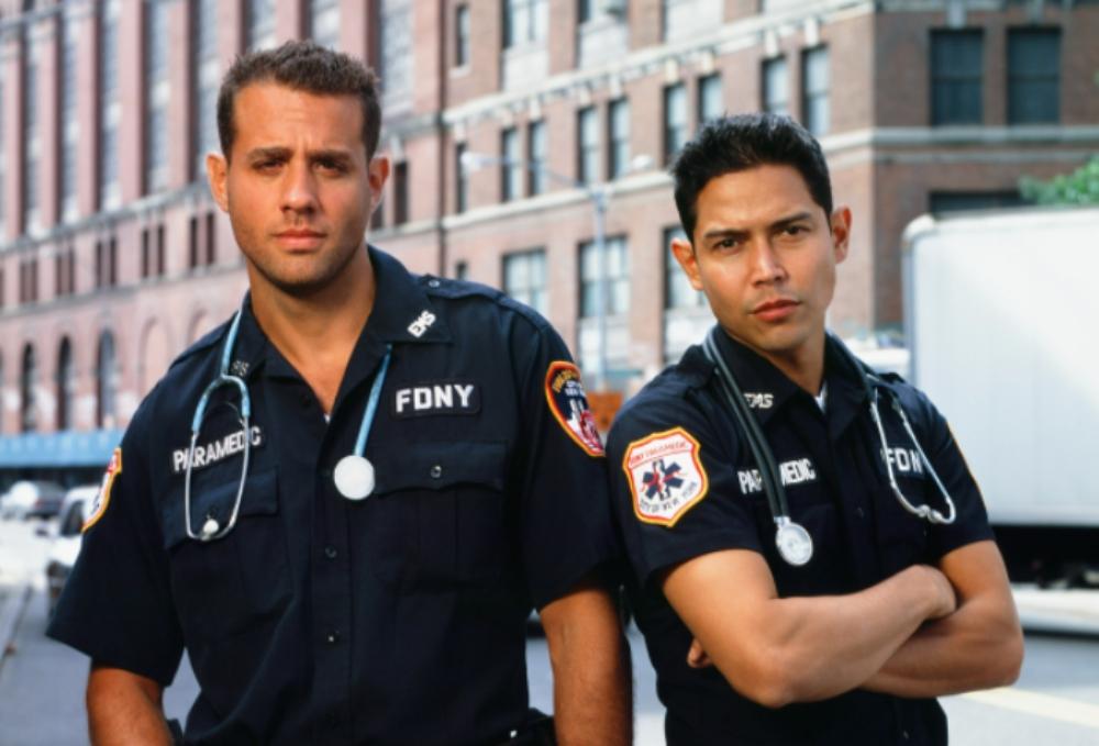 (L-R) Bobby Cannavale and Anthony Ruivivar in 'Third Watch'