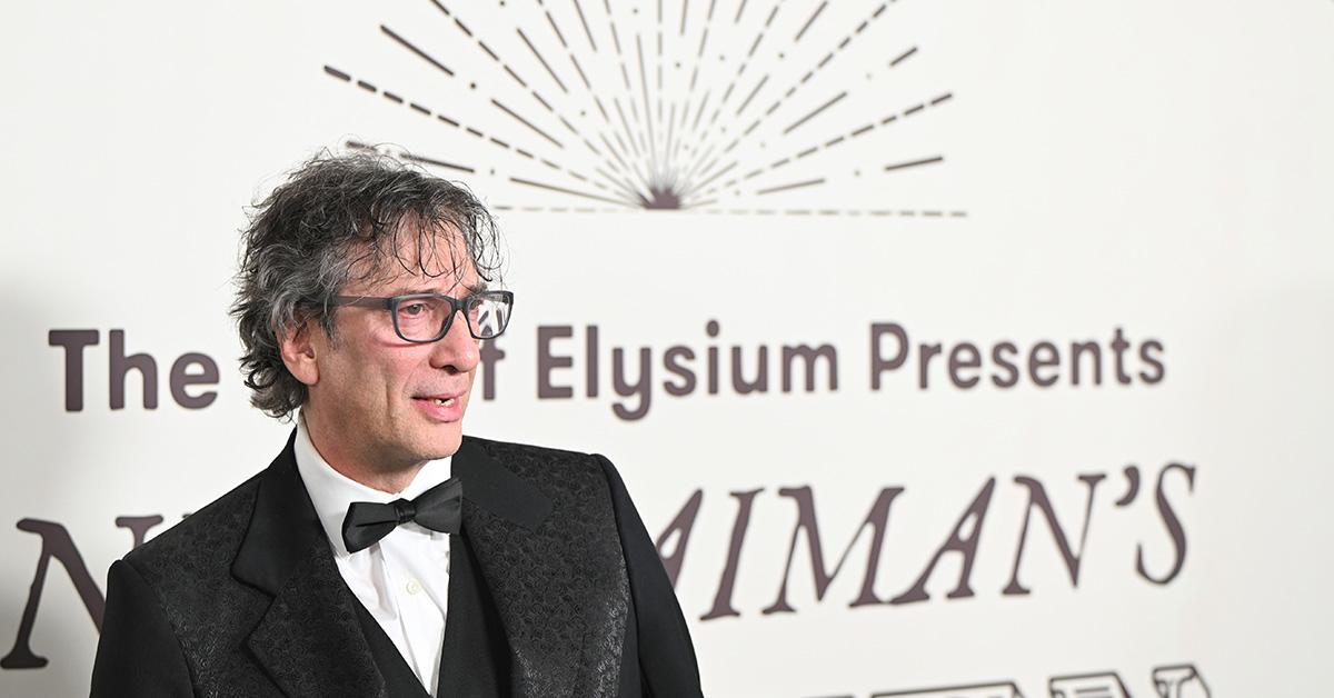 Neil Gaiman at The Art of Elysium's 2024 Heaven Gala. 