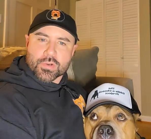 Eddie and Chooch the dog