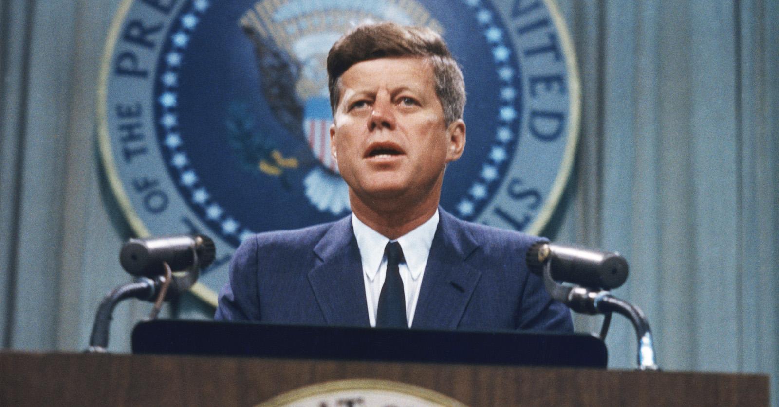 John f Kennedy speaking