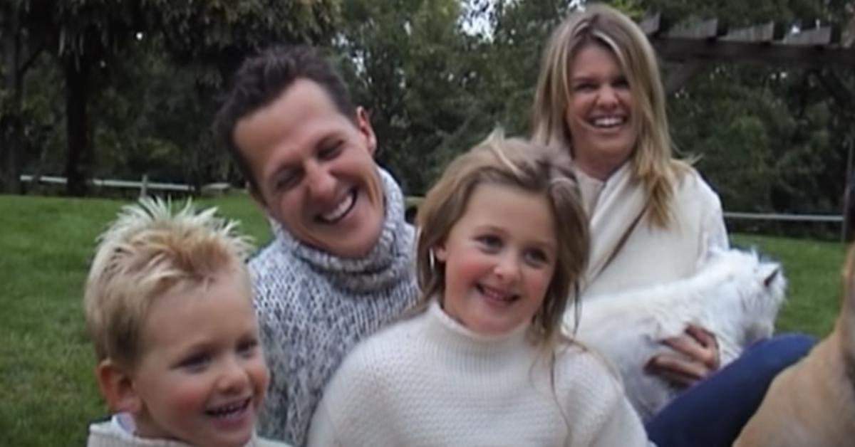 Michael Schumacher and his family 