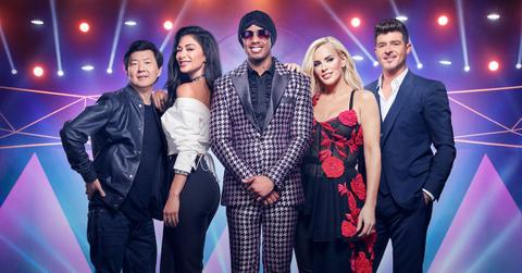 Hosts and panelists of 'The Masked Singer'