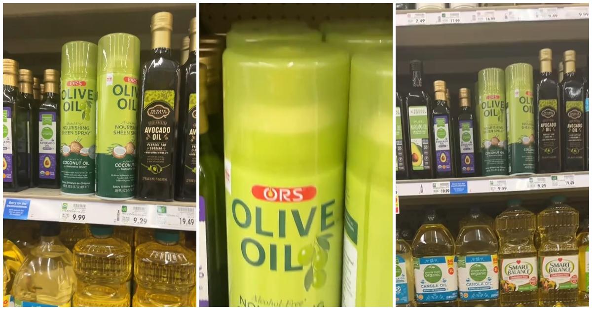 Kroger Store Stocks Popular Hair Spray in the Olive Oil Aisle