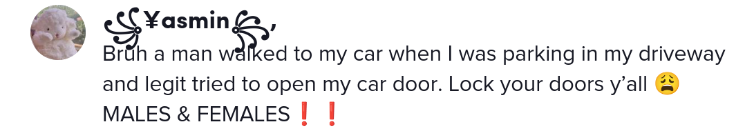 poison napkin car door handle tiktok