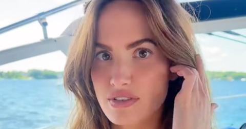 Haleyy Baylee on a boat