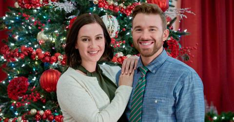 Kat Barrell and Chandler Massey star in 'A Tale of Two Christmases'