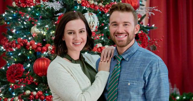 Kat Barrell and Chandler Massey star in 'A Tale of Two Christmases'