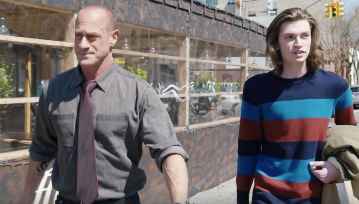 Elliot Stabler and his son Eli Stabler on 'Organized Crime'. 