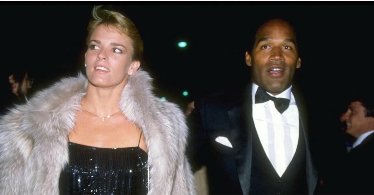 Nicole Simpson and O.J. Simpson out on the town.
