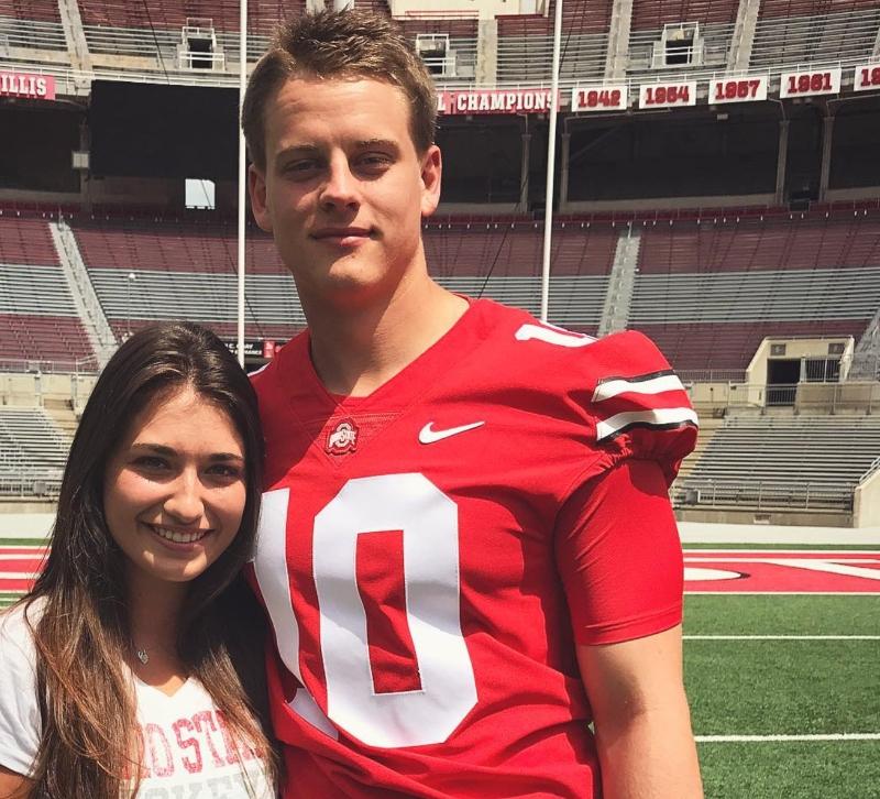 Joe Burrow and girlfriend Olivia Holzmacher