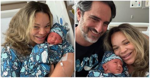 (l-r): Trisha Paytas, Aquaman, and Moses Hacmon