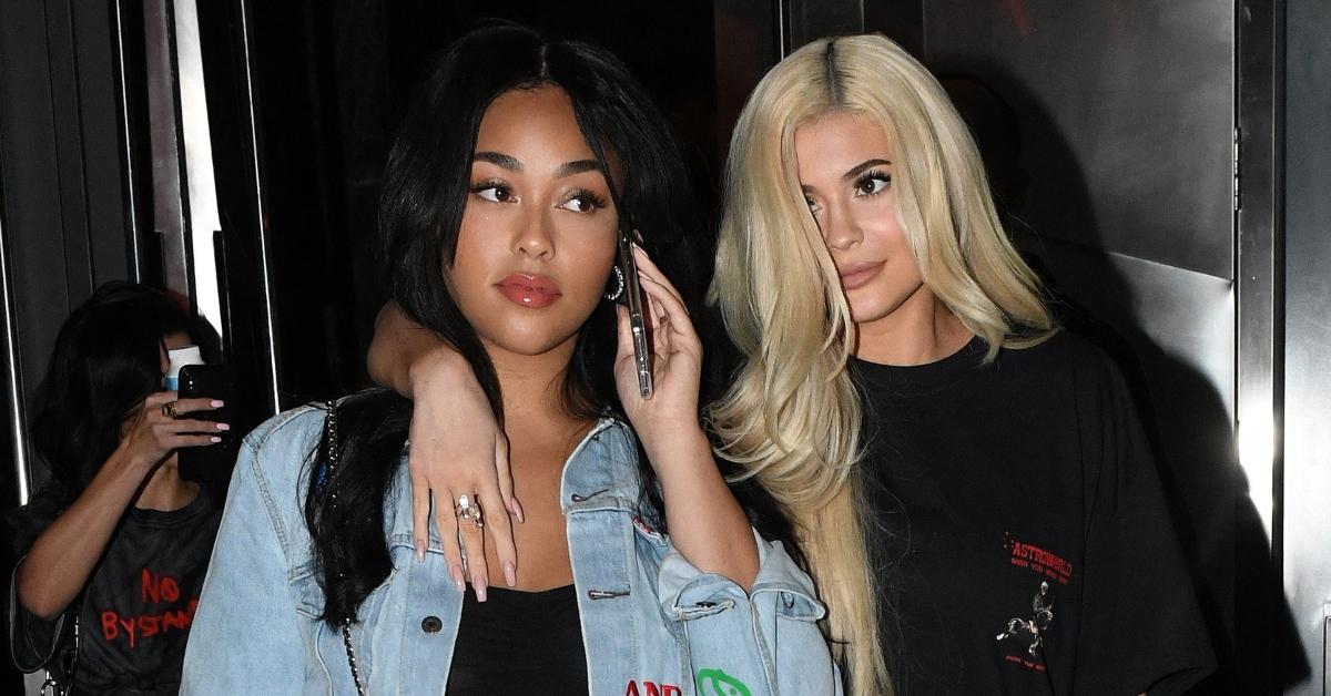 (l-r): Jordyn Woods and Kylie Jenner