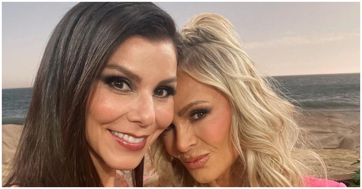 (l-r): Heather Dubrow and Tamra Judge