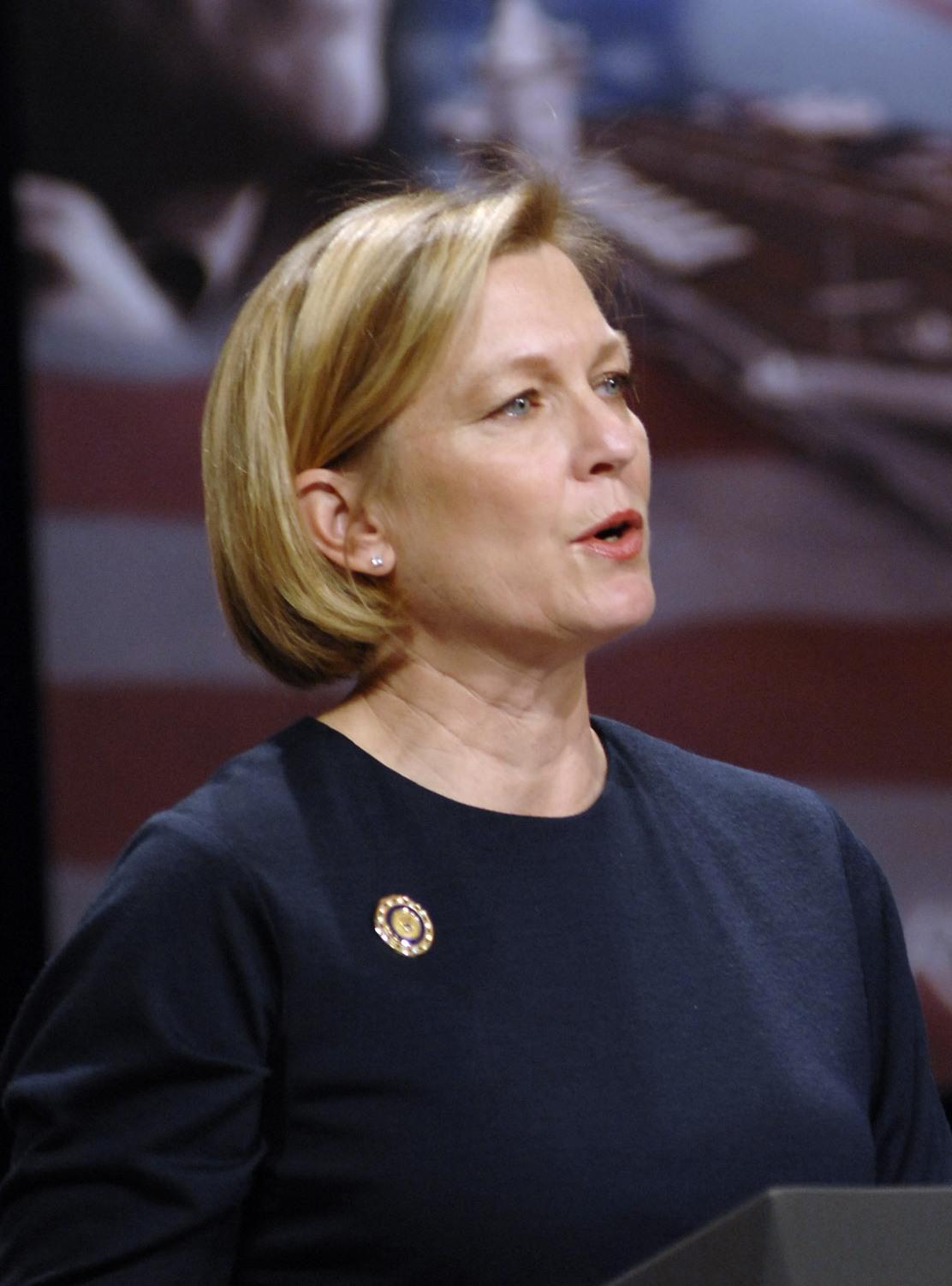 Susan Bales Ford during an official cerermony.