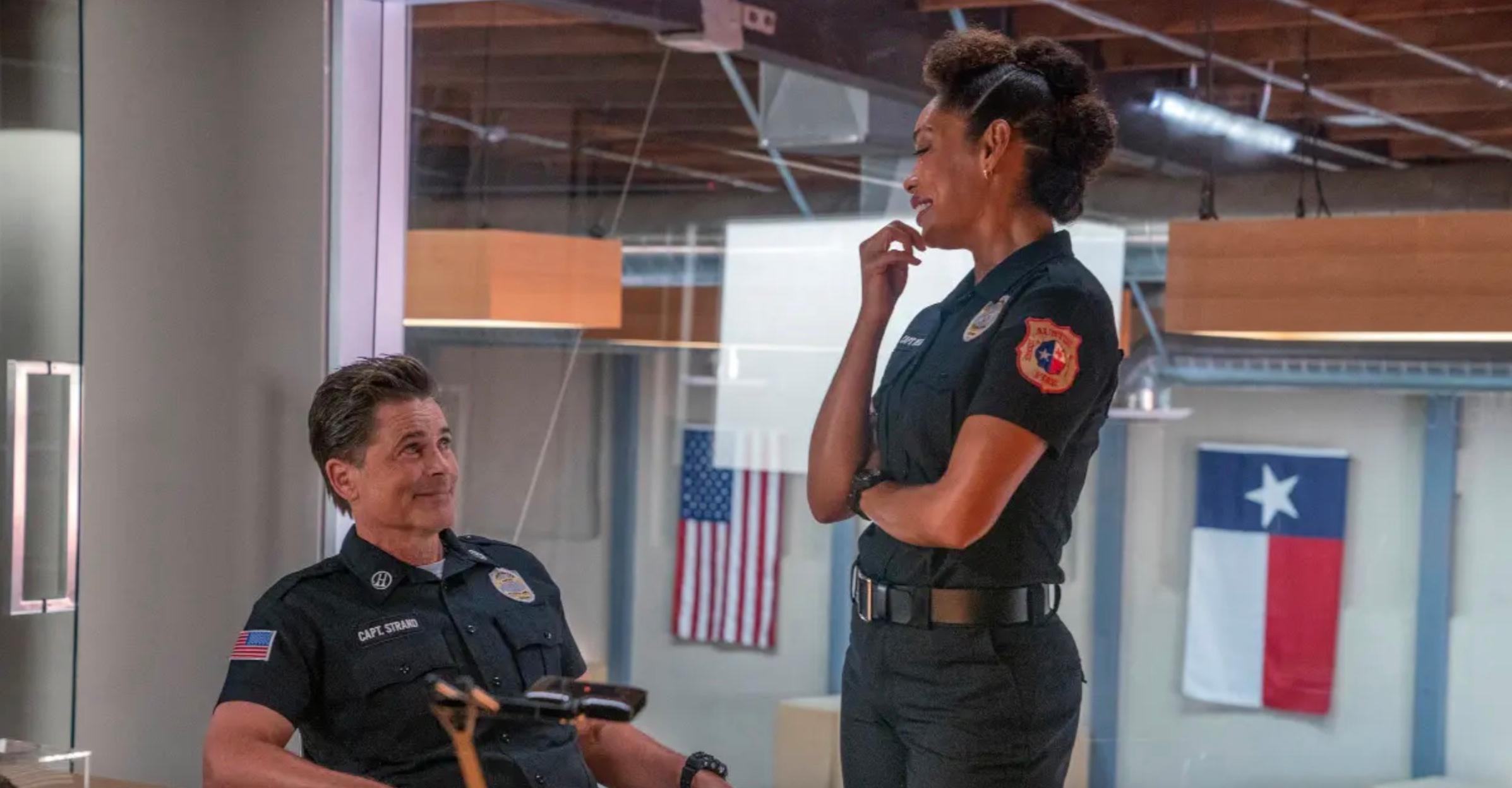 Gina Torres and Rob Lowe appear in '9-1-1: Lone Star'
