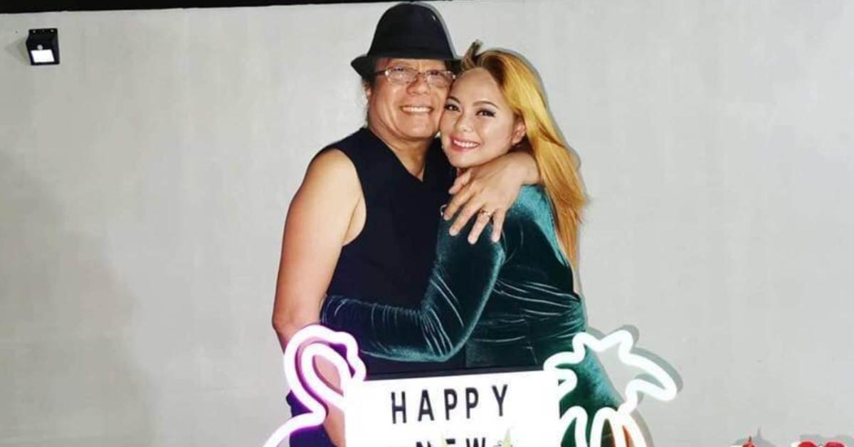 Freddie Aguilar (L) and his wife (R)